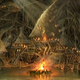 Illustration for article titled Concept art of the Rock Troll realm that was cut from emThor/em